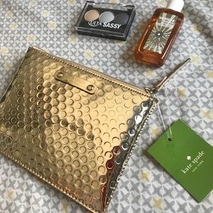 Kate Spade Gold Pouch